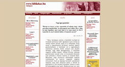 Desktop Screenshot of bibliahaz.hu